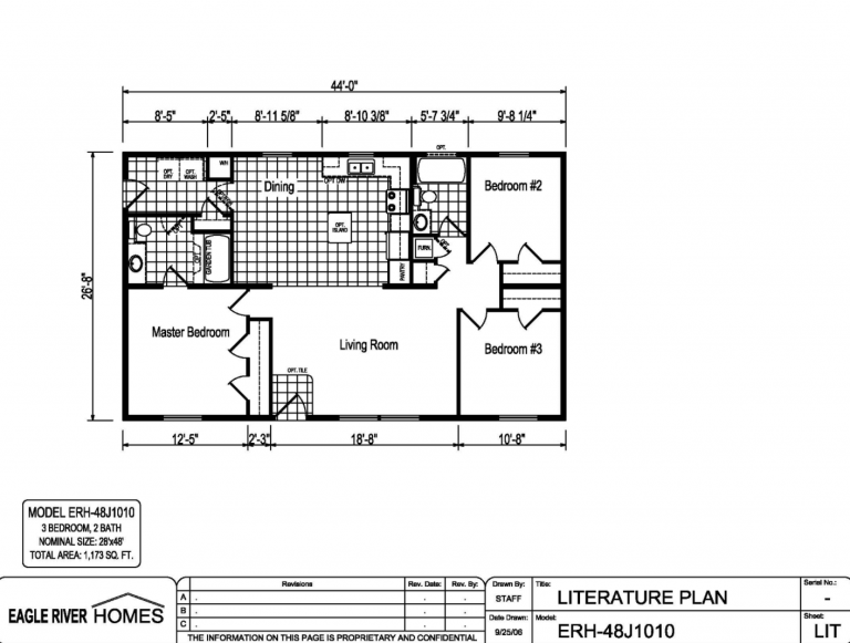 Eagle River 48J1010 floor plan