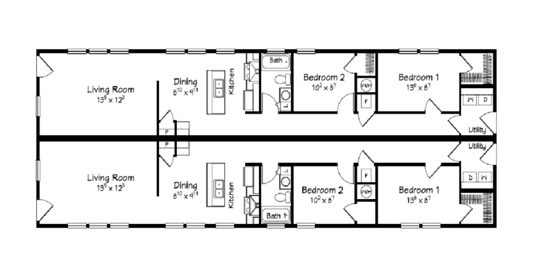 Master Craft Double Wide Duplex